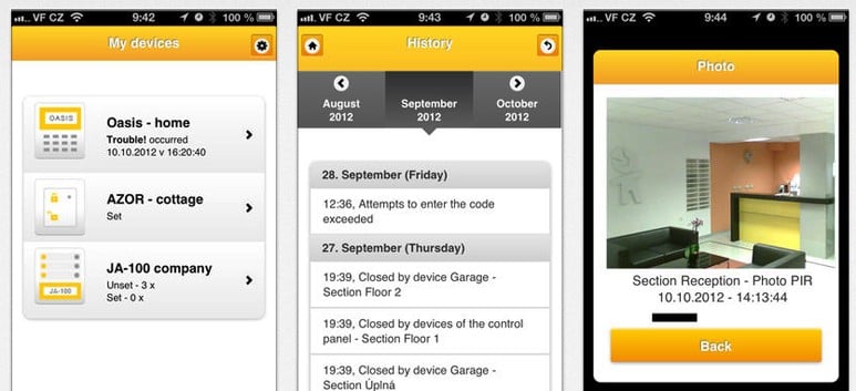 iPhone of Android App voor uw Jablotron alarmsysteem - alarmsysteemexpert.nl