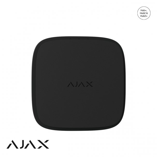 Ajax FireProtect 2 (Heat/CO) replaceable batteries Zwart - alarmsysteemexpert.nl
