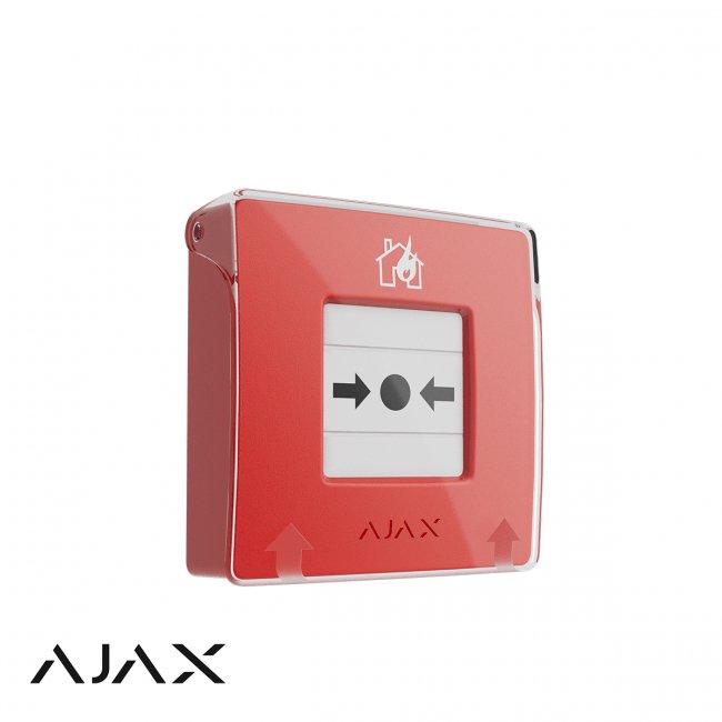 Ajax Nooddrukker Rood - alarmsysteemexpert.nl