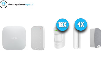 Alarmsysteem Kit 6 Draadloos (Wit) - alarmsysteemexpert.nl