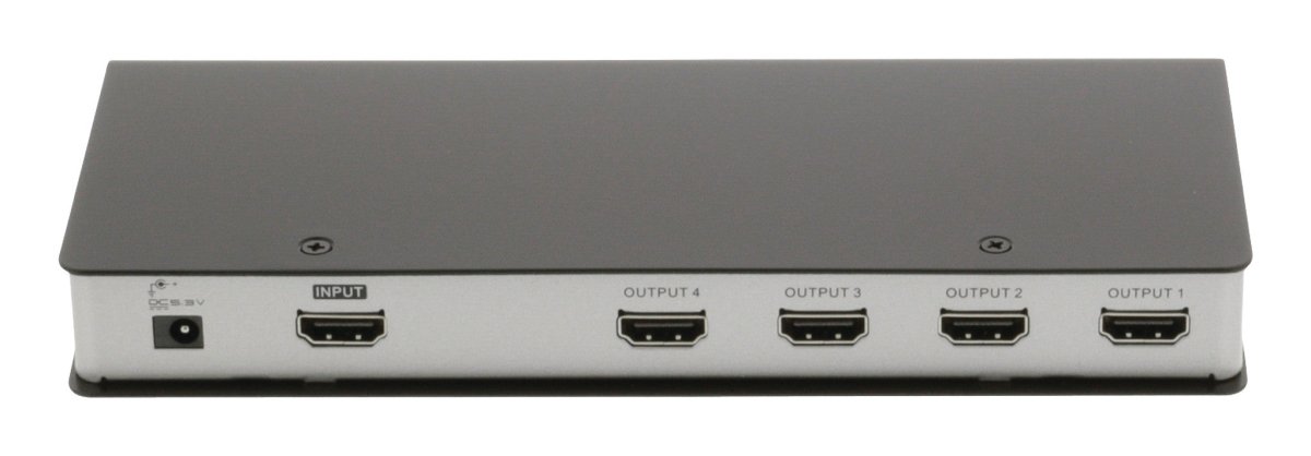 Aten 4-poorts HDMI splitter, 4K resolutie - alarmsysteemexpert.nl
