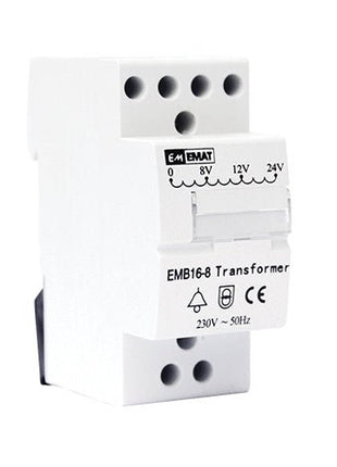 Beltrafo 8V-12V-24V AC, geschikt voor o.a. video deurbellen - alarmsysteemexpert.nl