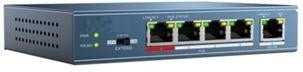 DS-3E0105P-E, 5 poorts PoE switch (4x PoE en 1x uplink) - alarmsysteemexpert.nl