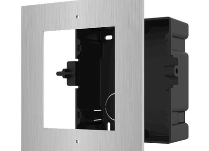 DS-KD-ACF1/S Inbouwframe 1 module RVS - alarmsysteemexpert.nl