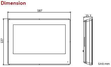 DS-KH9310-WTE1 (B) Android Indoor Station PoE 7" Inch - alarmsysteemexpert.nl