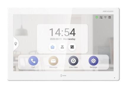 DS-KH9510-WTE1(B) All-in-one Indoor Station 10.1 Inch Android - alarmsysteemexpert.nl