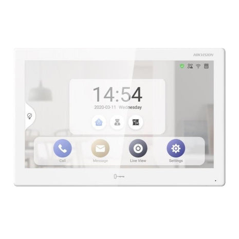 DS-KH9510-WTE1(B) All-in-one Indoor Station 10.1 Inch Android - alarmsysteemexpert.nl