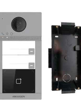 DS-KV8213-WME1 Inouw 2 beldrukkers IR verlichting PoE 12v - alarmsysteemexpert.nl