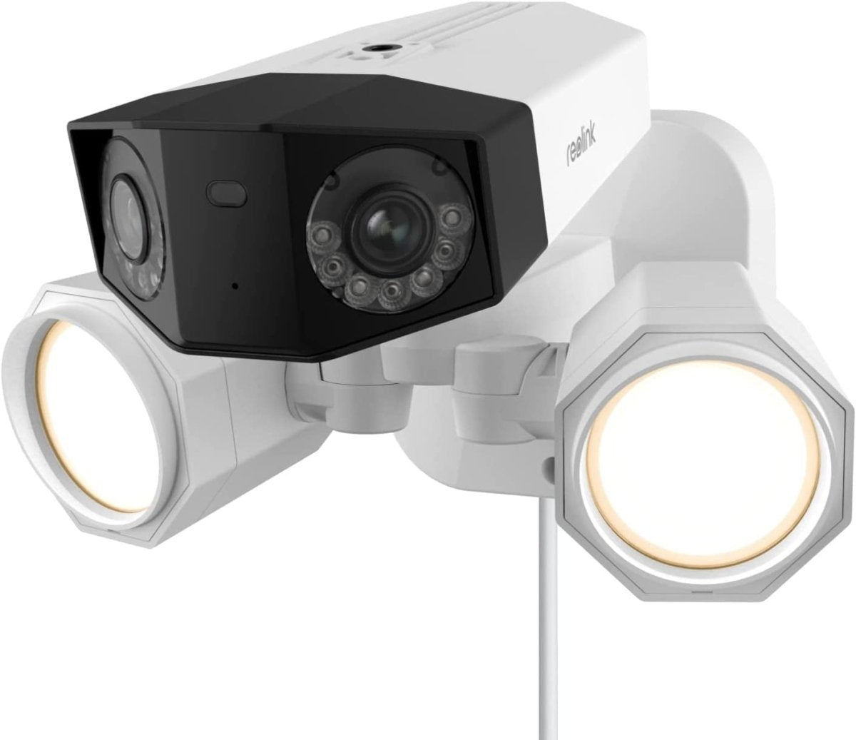 Duo Floodlight PoE, slimme 4K PoE Dual-lens camera met schijnwerpers en 180° kijkhoek - alarmsysteemexpert.nl