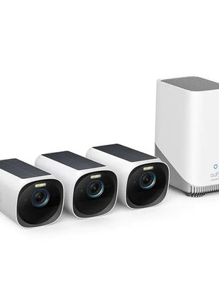 Eufycam 3 3-pack met 3 draadloze camera's en Homebase 3 - alarmsysteemexpert.nl