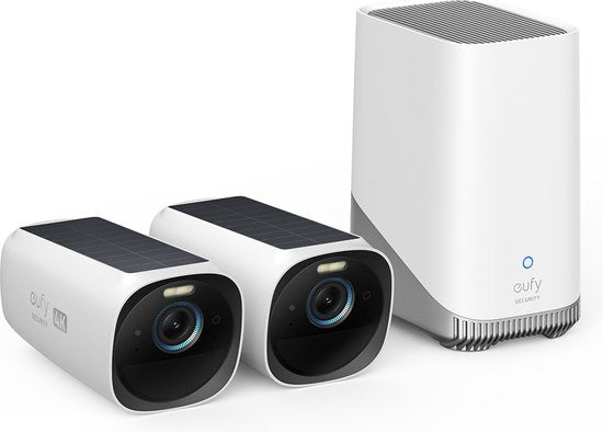 Eufycam 3 Duopack met 2 draadloze camera's en Homebase 3 - alarmsysteemexpert.nl