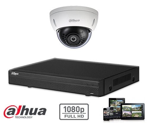 Full HD-CVI kit 1x dome 2 Megapixel camerabeveiliging set - alarmsysteemexpert.nl