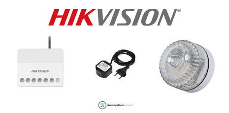 Hikvision Flitser set Wit - alarmsysteemexpert.nl