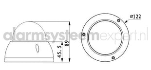 IPC-SD22404T-GN-W 4 Megapixel Mini PTZ WiFi Dome - alarmsysteemexpert.nl