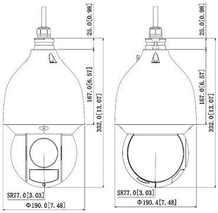 IPC-SD5A225XA-HNR 2MP 25x PTZ camera Autotracking 150mtr - alarmsysteemexpert.nl