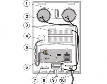 JA-111A BUS externe sirene base - alarmsysteemexpert.nl