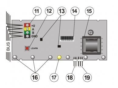 JA-111A BUS externe sirene base - alarmsysteemexpert.nl