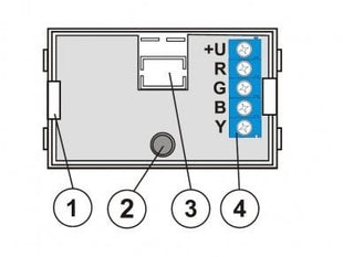 JA-111I Universele LED indicator RGB - alarmsysteemexpert.nl