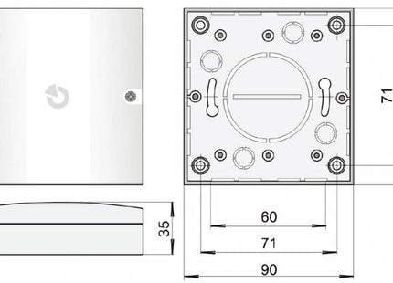 JA-120N Module voor het openen van de elektrische sloten - alarmsysteemexpert.nl