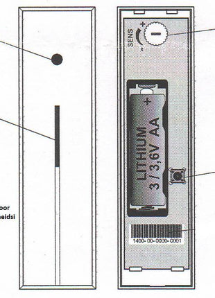 JA-180B Glasbreukdetector - alarmsysteemexpert.nl