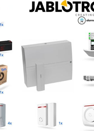 JA103KR zonder GSM module + LAN Draadloos alarmsysteemteem KIT (D) - alarmsysteemexpert.nl