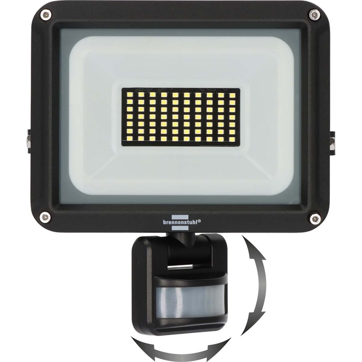 LED Spotlight JARO 4060P, IP65, 30W, 3450lm, 6500K, met bewegingsmelder - alarmsysteemexpert.nl