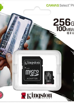 MicroSD Klasse 256GB - alarmsysteemexpert.nl