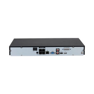 NVR4204-P-EI, 4x PoE, 2x SATA, Zonder Opslag, max. 4 IP camera's Zwart - alarmsysteemexpert.nl