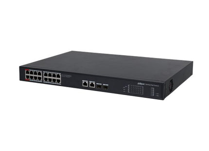 PFS3220-16GT-240 16x PoE Gigabit 2x SFP en 2x RJ45 Uplink - alarmsysteemexpert.nl