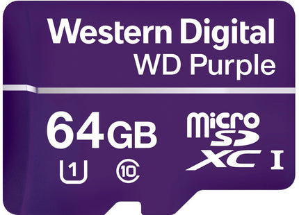 Purple MicroSD Klasse 10 - alarmsysteemexpert.nl