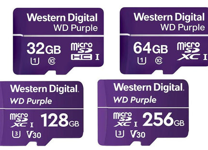 Purple MicroSD Klasse 10 - alarmsysteemexpert.nl