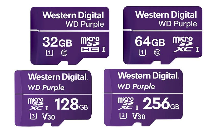 Purple MicroSD Klasse 10 - alarmsysteemexpert.nl