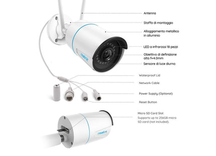 Reolink RLC-510WA 5 Megapixel Wifi Slimme detectie - alarmsysteemexpert.nl