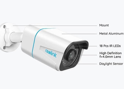 Reolink RLK8-800B4-AI, 8MP Ultra HD beveiligingsset met slimme detectie - alarmsysteemexpert.nl