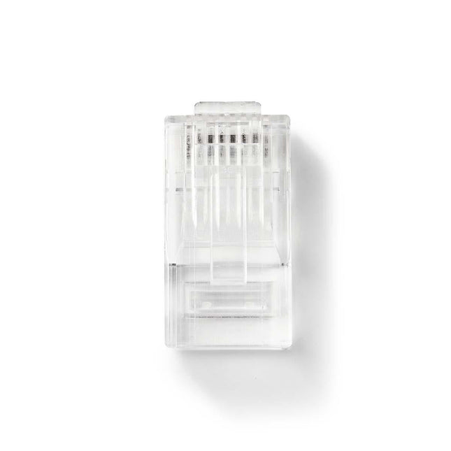 RJ45 Connector CAT5 UTP Pass Through Solid 10 stuks (stugge aders) - alarmsysteemexpert.nl