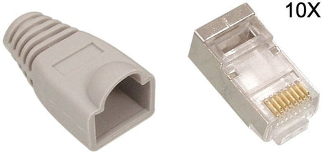 RJ45 Connector CAT5 UTP Set 10 Pieces - alarmsysteemexpert.nl