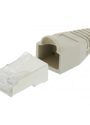 RJ45 Connector CAT6 FTP Pass Through Solid 10 stuks - alarmsysteemexpert.nl