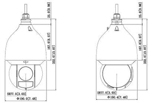 SD5A445XA-HNR 4MP 45x PTZ Autotracking 150Mtr - alarmsysteemexpert.nl