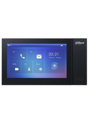 VTH2421FB-P, Binnenpost 7 inch Touch screen, zwart, PoE, SIP - alarmsysteemexpert.nl