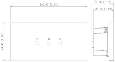 VTO4202F-ML Indicator module - alarmsysteemexpert.nl