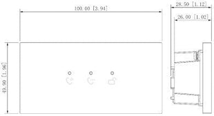 VTO4202FB-ML Indicator module Zwart - alarmsysteemexpert.nl