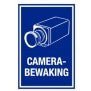 Waarschuwingsbord Camerabewaking PVC - alarmsysteemexpert.nl