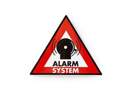 Waarschuwingssticker Pictogram alarmsysteem Set van 5 stuks - alarmsysteemexpert.nl