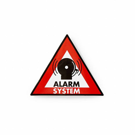 Waarschuwingssticker Pictogram alarmsysteem Set van 5 stuks - alarmsysteemexpert.nl