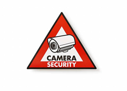 Waarschuwingssticker Pictogram camerabeveiliging Set van 5 stuks - alarmsysteemexpert.nl