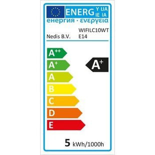 Wi-Fi smart LED-lamp | Full Colour en Warm-Wit | E14 - alarmsysteemexpert.nl